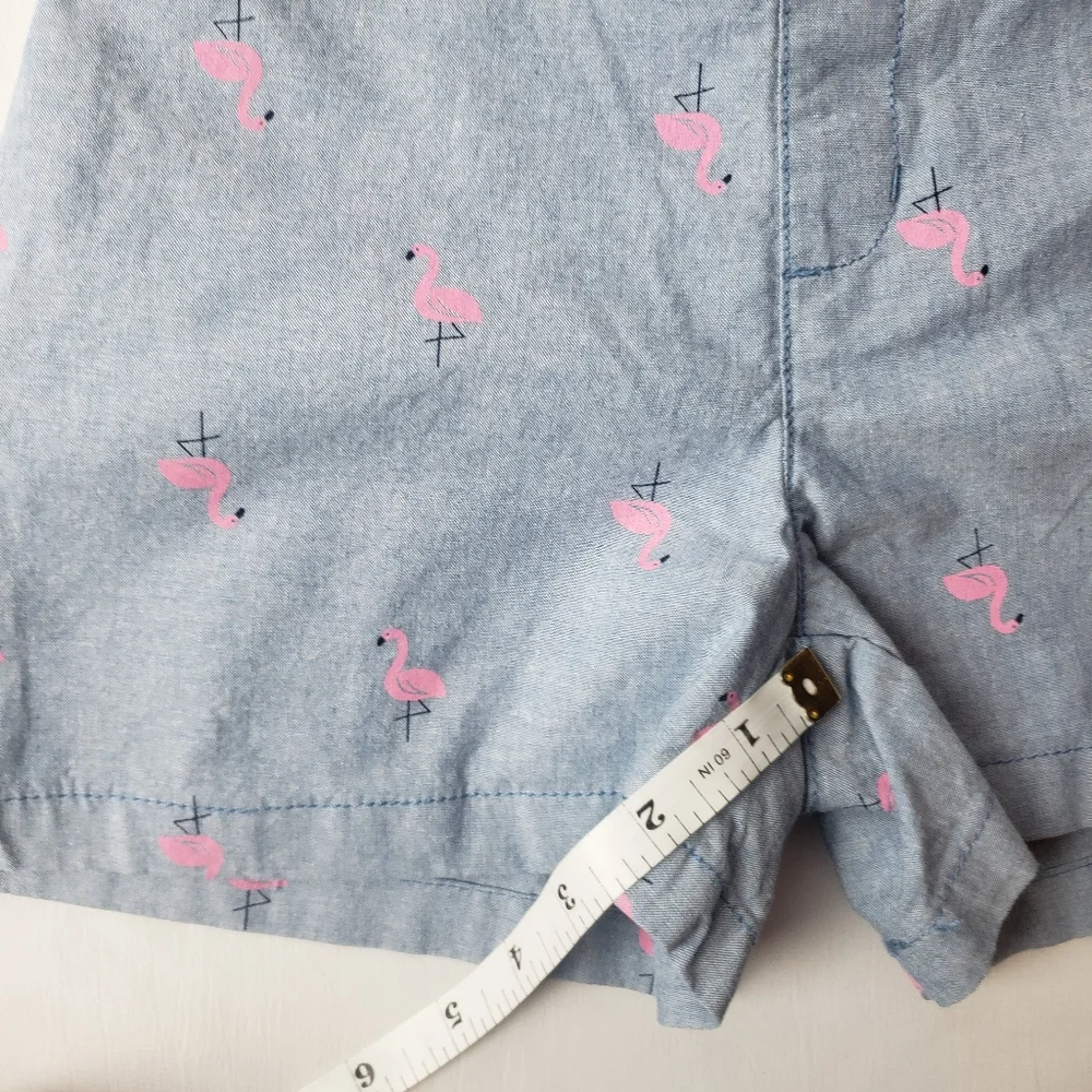 Gymboree Flamingo Print Cotton Shorts
